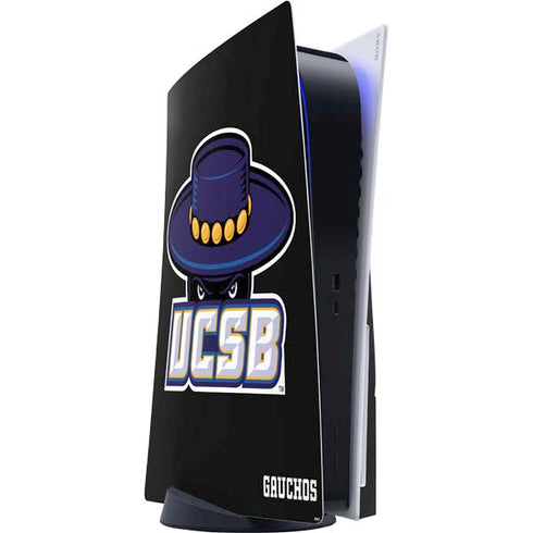 University of California-Santa Barbara UCSB Gauchos Black PS5 Console Skin