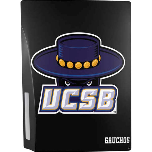 University of California-Santa Barbara UCSB Gauchos Black PS5 Console Skin