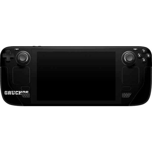 University of California-Santa Barbara UCSB Gauchos Black Steam Deck Handheld Gaming Computer Skin