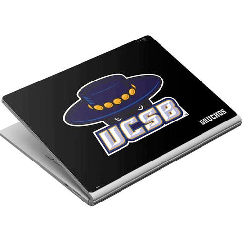 University of California-Santa Barbara UCSB Gauchos Black Surface Book Skin