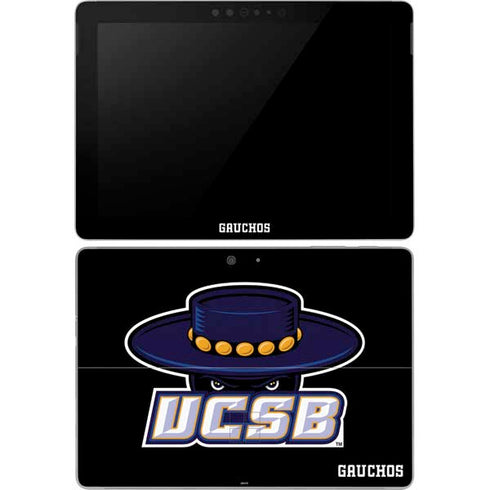 University of California-Santa Barbara UCSB Gauchos Black Surface Go Skin
