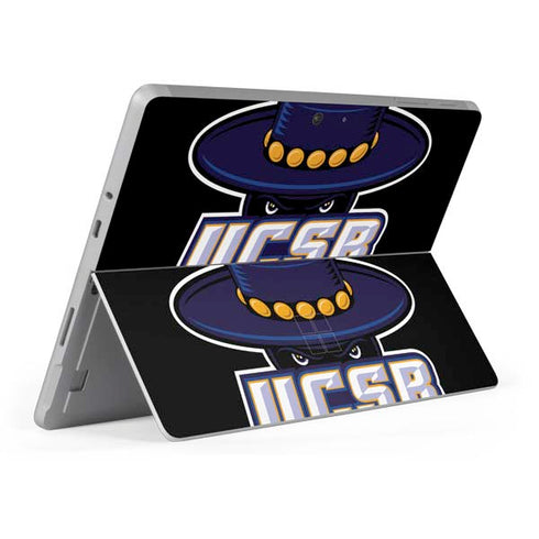 University of California-Santa Barbara UCSB Gauchos Black Surface Go Skin