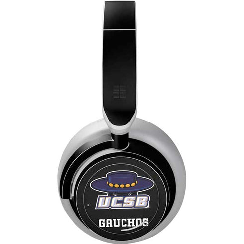 University of California-Santa Barbara UCSB Gauchos Black Surface Headphones Skin