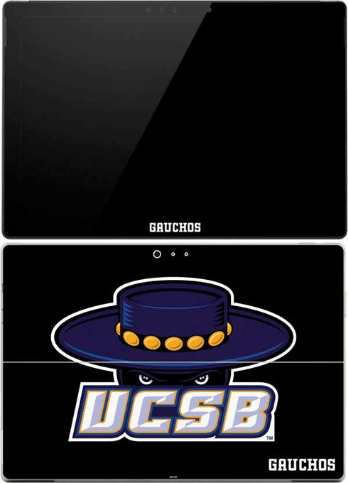 University of California-Santa Barbara UCSB Gauchos Black Surface Pro (2017) Skin