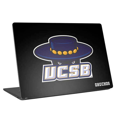 University of California-Santa Barbara UCSB Gauchos Black Universal Laptop 14in (11.4 x 8.2in) Skin