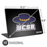 University of California-Santa Barbara UCSB Gauchos Black Universal Laptop 15in (12.2 x 8.8in) Skin
