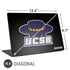 University of California-Santa Barbara UCSB Gauchos Black Universal Laptop 16.6in (13.4 x 9.7in) Skin