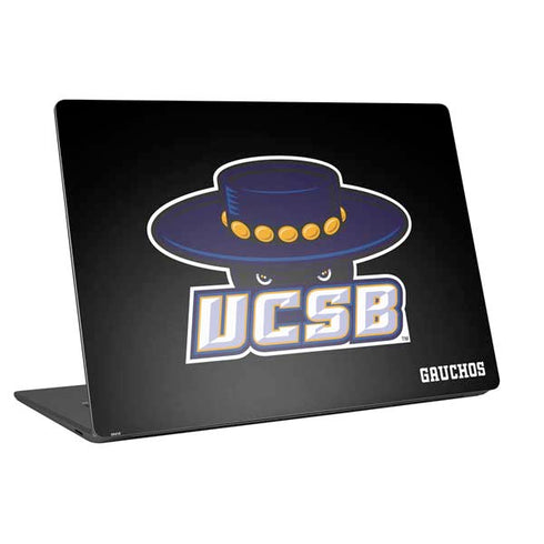 University of California-Santa Barbara UCSB Gauchos Black Universal Laptop 16.6in (13.4 x 9.7in) Skin