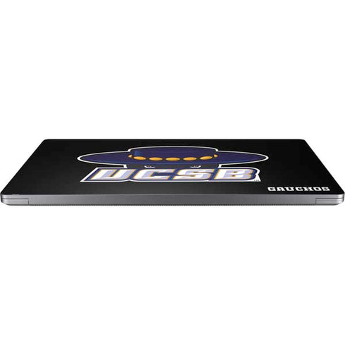 University of California-Santa Barbara UCSB Gauchos Black Universal Laptop 16.6in (13.4 x 9.7in) Skin
