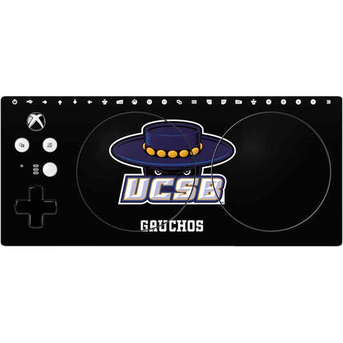 University of California-Santa Barbara UCSB Gauchos Black Xbox Adaptive Controller Skin