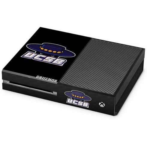 University of California-Santa Barbara UCSB Gauchos Black Xbox One Console Skin