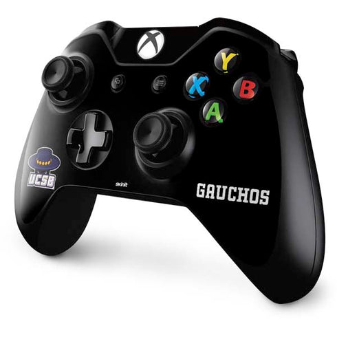 University of California-Santa Barbara UCSB Gauchos Black Xbox One Controller Skin