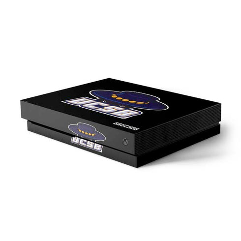 University of California-Santa Barbara UCSB Gauchos Black Xbox One X Console Skin