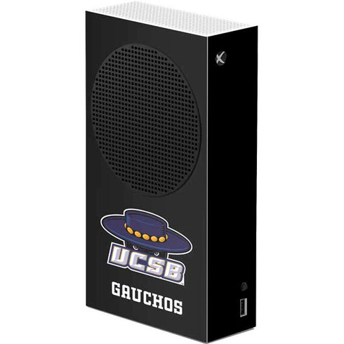University of California-Santa Barbara UCSB Gauchos Black Xbox Series S Console Skin