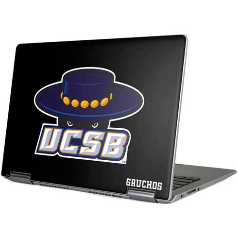 University of California-Santa Barbara UCSB Gauchos Black Yoga 710 14in Skin