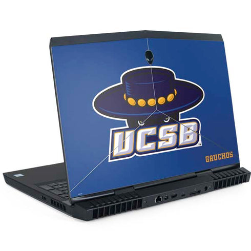 University of California-Santa Barbara UCSB Gauchos Blue Dell Alienware Skin