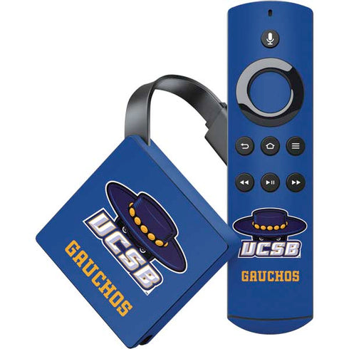 University of California-Santa Barbara UCSB Gauchos Blue Amazon Fire TV Skin