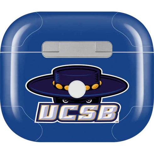 University of California-Santa Barbara UCSB Gauchos Blue Apple AirPods (3rd Gen 2021) Skin