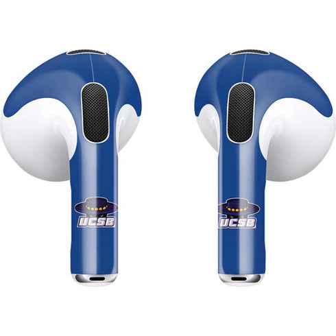 University of California-Santa Barbara UCSB Gauchos Blue Apple AirPods (3rd Gen 2021) Skin
