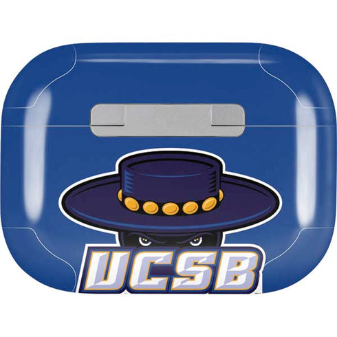 University of California-Santa Barbara UCSB Gauchos Blue Apple AirPods Pro Skin