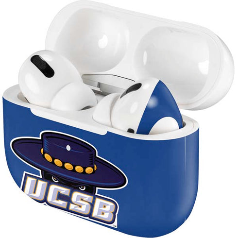 University of California-Santa Barbara UCSB Gauchos Blue Apple AirPods Pro Skin