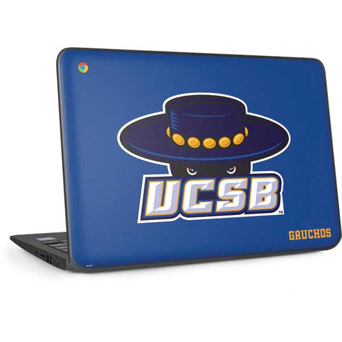 University of California-Santa Barbara UCSB Gauchos Blue HP Chromebook Skin