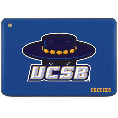 University of California-Santa Barbara UCSB Gauchos Blue HP Chromebook Skin