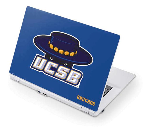 University of California-Santa Barbara UCSB Gauchos Blue Acer Chromebook Skin