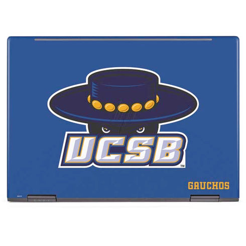 University of California-Santa Barbara UCSB Gauchos Blue HP Envy Skin