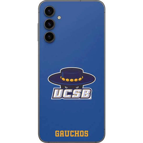 University of California-Santa Barbara UCSB Gauchos Blue Galaxy A14 5G Skin