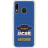 University of California-Santa Barbara UCSB Gauchos Blue Galaxy A20 Clear Case