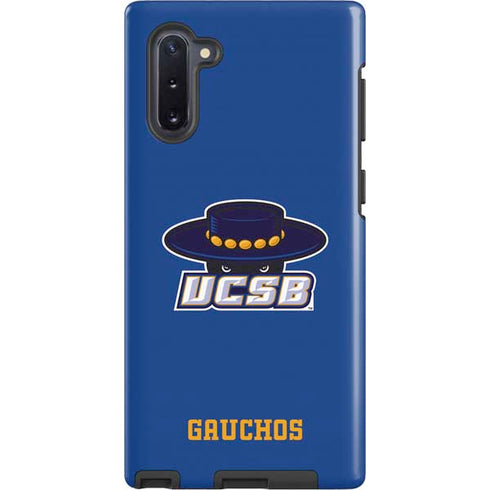 University of California-Santa Barbara UCSB Gauchos Blue Galaxy Note 10 Pro Case