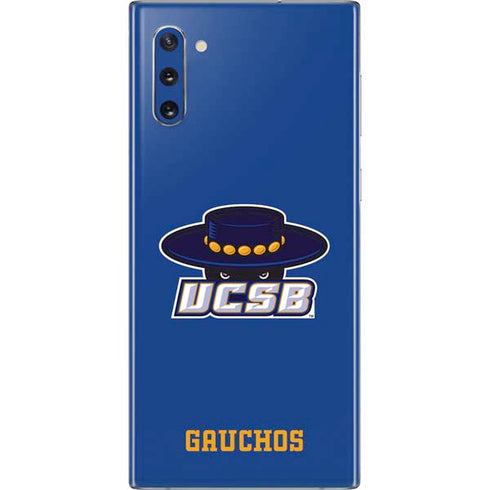 University of California-Santa Barbara UCSB Gauchos Blue Galaxy Note 10 Skin