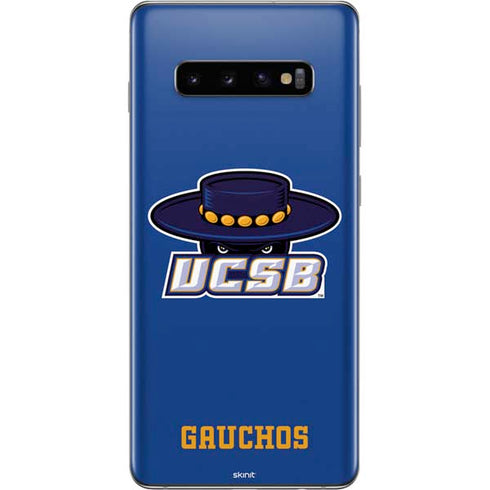 University of California-Santa Barbara UCSB Gauchos Blue Galaxy S10 Plus Skin
