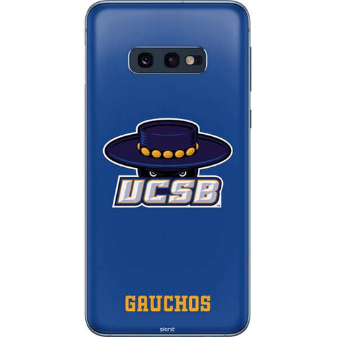 University of California-Santa Barbara UCSB Gauchos Blue Galaxy S10e Skin