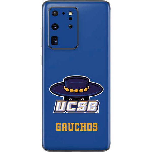 University of California-Santa Barbara UCSB Gauchos Blue Galaxy S20 Ultra 5G Skin