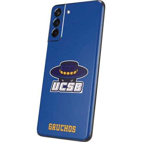 University of California-Santa Barbara UCSB Gauchos Blue Galaxy S21 5G Skin