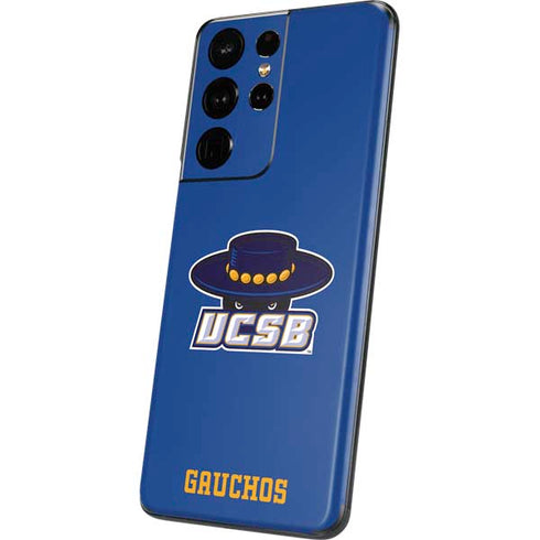 University of California-Santa Barbara UCSB Gauchos Blue Galaxy S21 Ultra 5G Skin