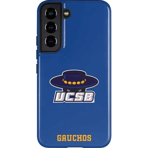 University of California-Santa Barbara UCSB Gauchos Blue Galaxy S22 Pro Case