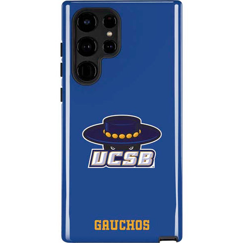 University of California-Santa Barbara UCSB Gauchos Blue Galaxy S22 Ultra Pro Case