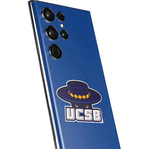 University of California-Santa Barbara UCSB Gauchos Blue Galaxy S22 Ultra Skin