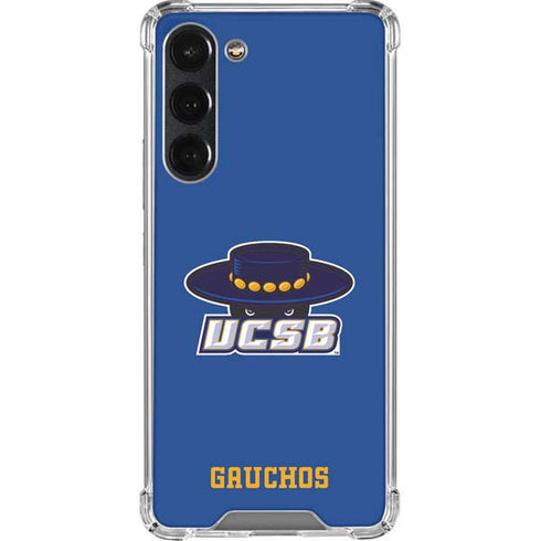 University of California-Santa Barbara UCSB Gauchos Blue Galaxy S23 Plus Clear Case