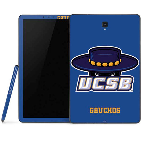 University of California-Santa Barbara UCSB Gauchos Blue Samsung Galaxy Tab Skin
