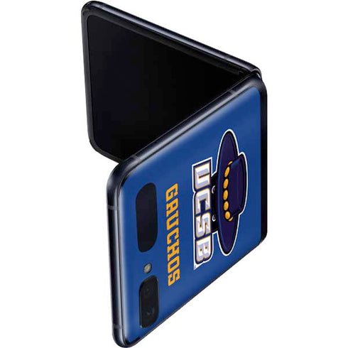 University of California-Santa Barbara UCSB Gauchos Blue Galaxy Z Flip Skin