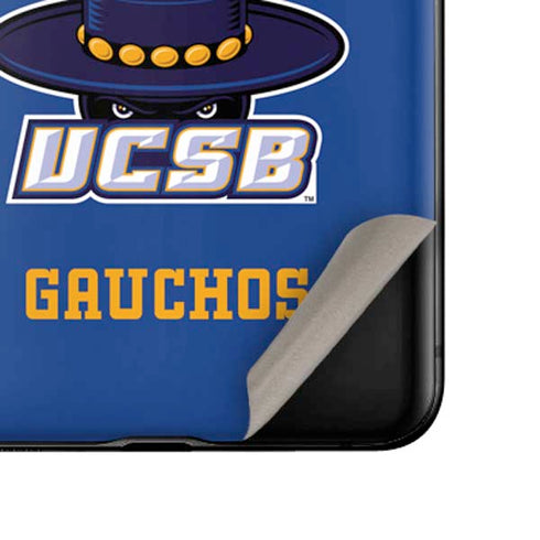 University of California-Santa Barbara UCSB Gauchos Blue Galaxy Z Flip Skin