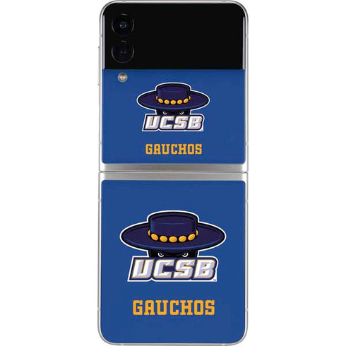 University of California-Santa Barbara UCSB Gauchos Blue Galaxy Z Flip3 5G Skin