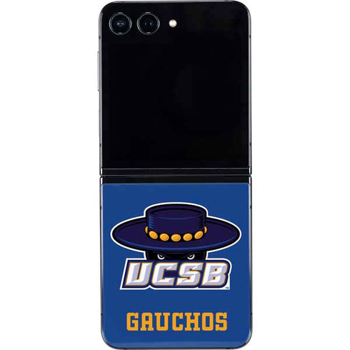University of California-Santa Barbara UCSB Gauchos Blue Galaxy Z Flip5 5G Skin