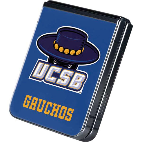 University of California-Santa Barbara UCSB Gauchos Blue Galaxy Z Flip5 5G Skin