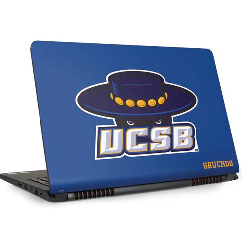 University of California-Santa Barbara UCSB Gauchos Blue Dell Inspiron Skin