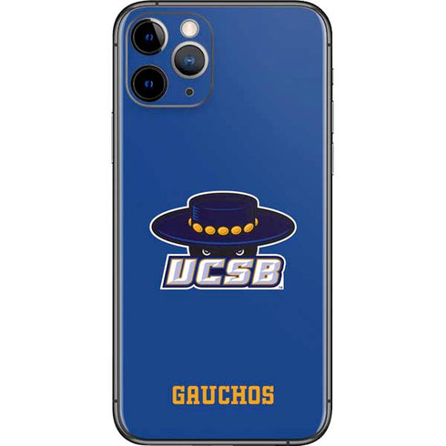 University of California-Santa Barbara UCSB Gauchos Blue iPhone 11 Pro Skin